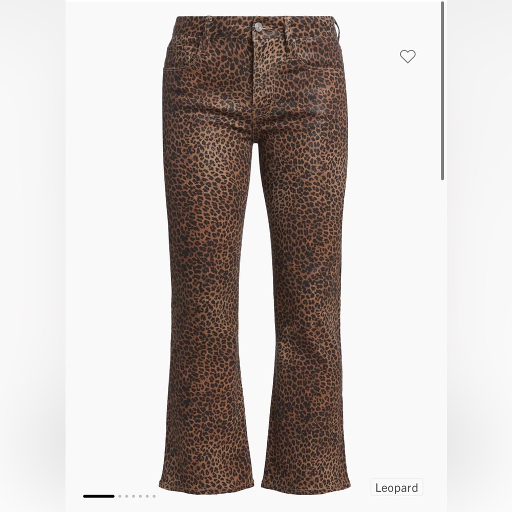 Frame Cheetah / Leopard Print Jeans